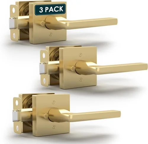 Miniatura 29 de Mega Handles - Cerrajo de entrada Prime I Cerradura de cerrojo de entrada - Cerrajo de bloqueo cuadrado de alta resistencia para puertas zurdas