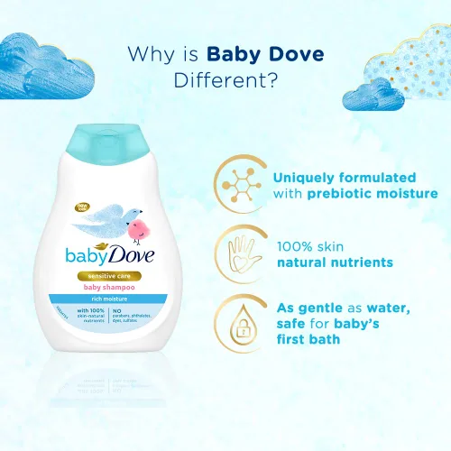 Miniatura 3 de Dove Baby Rich Champú Humectante (6.8 fl oz)