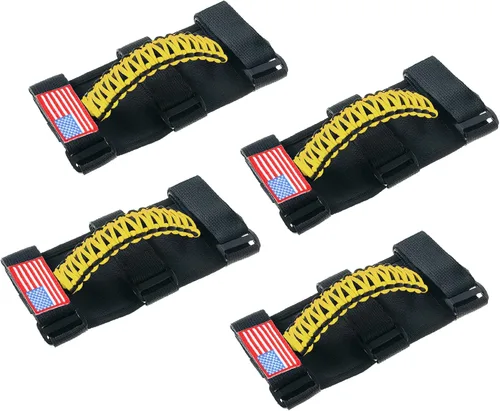 Miniatura 29 de Savadicar 2 x Asas de Agarre para Barra Antivuelco Manijas de Agarre para Jeep Wrangler YJ TJ JK JL y Gladiator JT 1987-2023, UTV, ATV, Accesorios