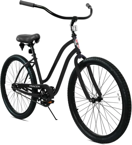 Miniatura 11 de Tracer ACE - Bicicleta crucero de playa de una sola velocidad de 26 pulgadas con freno de posavasos para hombres y mujeres, varios