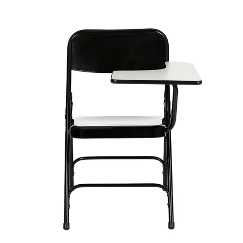 Miniatura 4 de OEF Furnishings OEF5200 Series Sillas plegables resistentes con brazo para tableta, marco de acero, superficie de escritura, soportes dobles