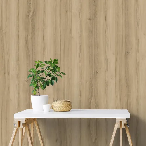 Miniatura 7 de CHIHUT Papel de contacto de grano de madera de roble claro de 12 x 100 pulgadas, papel tapiz de madera gruesa, impermeable, autoadhesivo, papel