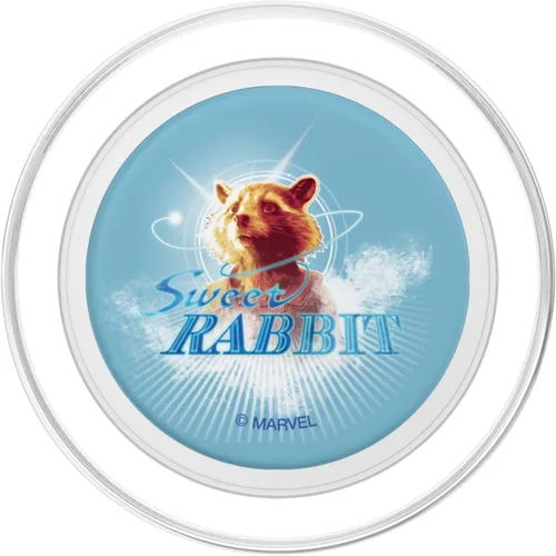 Miniatura 2 de Marvel Guardians Rocket Raccoon Sweet Rabbit PopSockets MagSafe PopGrip para iPhone
