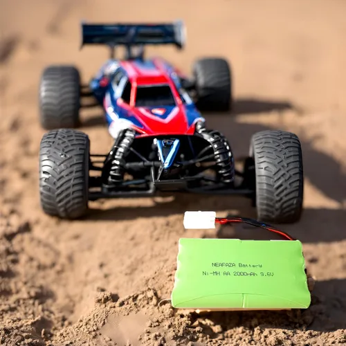 Miniatura 4 de 9.6V 2000mAH NiMH RC Car Flat 8-Cell AA Recargable Batería de repuesto Hobby y cable de carga USB con conector Tamiya estándar para camión monstruo