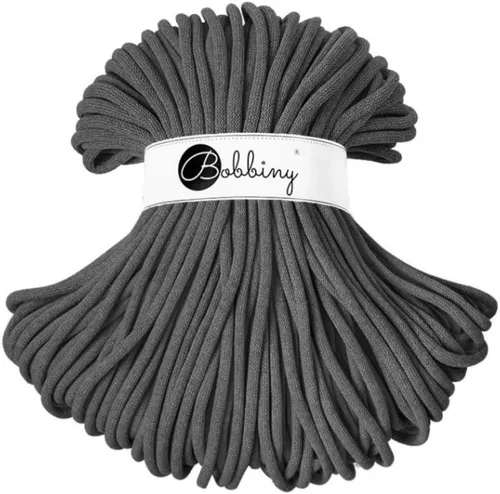 Miniatura 5 de Bobbiny - Cordón trenzado jumbo de 9 mm para macramé (color rojo vino), 108 yardas/330 pies