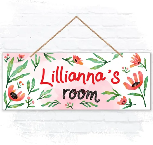 Miniatura 18 de Letrero personalizado con nombre de niña/niño, letrero decorativo personalizado para dormitorio de niños, tienda de campaña de castillo, Navidad