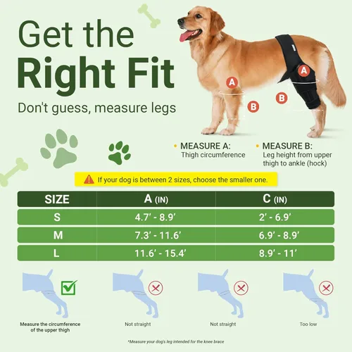 Miniatura 3 de Rodillera para perro para pierna trasera y trasera, soporte para perro ACL CCL Lesión del ligamento cruzado dolor articular y dolor muscular