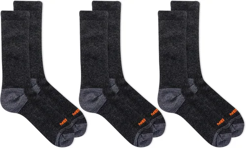 Miniatura 5 de Merrell Men's and Women's Recycled Everyday Half Cushion Socks-3 Pair Pack-Repreve Hiking Arch Support and Breathable Mesh