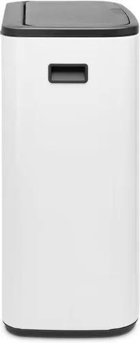 Miniatura 3 de Brabantia Bo Touch Top Cubo de Basura - 1 x Cubo de 16 Galones (Blanco) Cubo de Basura y Reciclaje de Cocina con Apertura/Cierre Suave