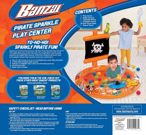 Miniatura 4 de Pirate Sparkle Play Center Ball Pit con 20 bolas