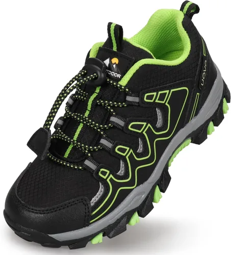 UOVO Tenis para niños y niñas, para senderismo, correr, caminar al aire libre, tenis impermeables antideslizantes (niños pequeñosgrandes
