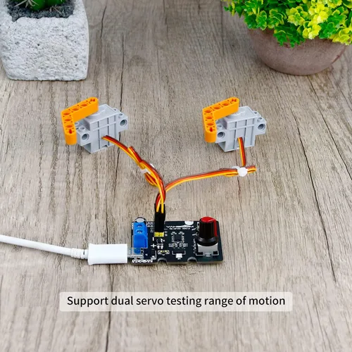 Miniatura 4 de Yahboom Herramienta de centrado de controlador de servomotores RC con protección contra sobrecorriente, 2 modos de control compatible con ajuste