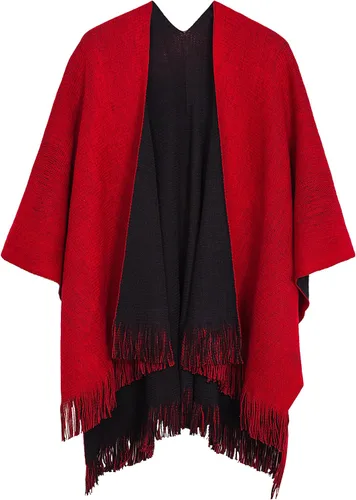 Miniatura 13 de Urban CoCo Poncho vintage de invierno para mujer, capa con borlas, chal envolvente