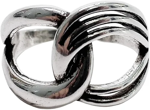 Miniatura 31 de Anillos de banda ancha de plata de ley 925 vintage hechos a mano para mujeres/hombres, anillo ajustable para el pulgar