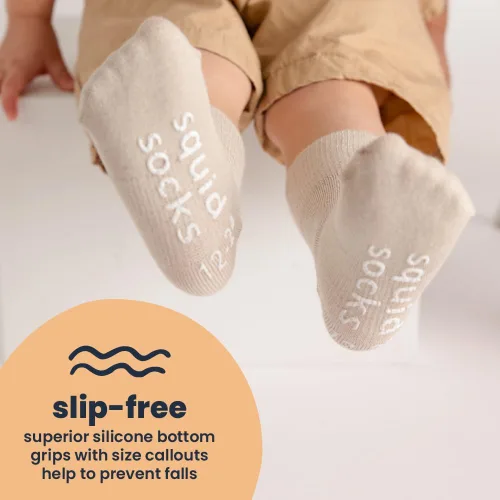 Miniatura 100 de squid socks Calcetines de viscosa de bambú 0-6M, 6-12M, 12-24M y 2T-3T Calcetines que se mantienen puestos