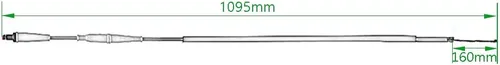 Miniatura 3 de Cable de acelerador universal de 43" para mini bicicleta SSR TaoTao Apollo Kymco SYM GY6 Scooter 50cc 70cc 110cc 125cc piezas de bicicleta china Pit
