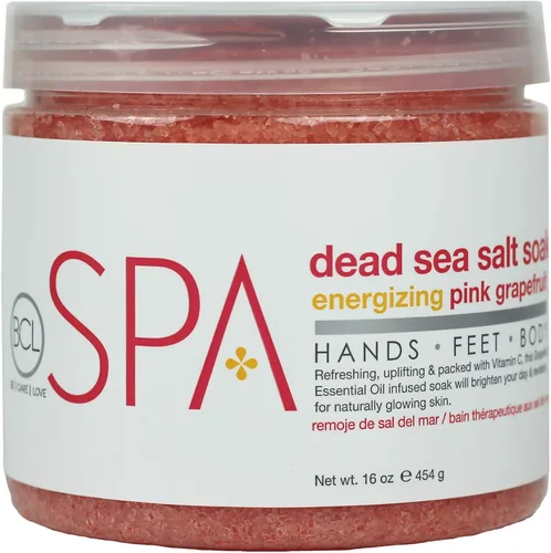 Miniatura 12 de BCL SPA Leche en remojo de sal del mar muerto + miel con chocolate blanco, 16 onzas