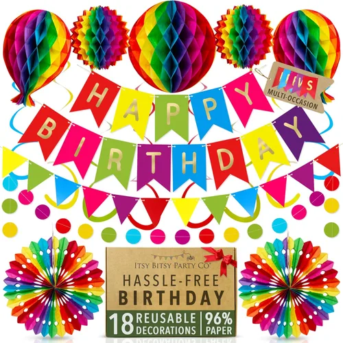 Miniatura 8 de Decoraciones reutilizables de Año Nuevo 2026 – Cartel de Feliz Año Nuevo para múltiples ocasiones también deletrea feliz cumpleaños, montaje rápido
