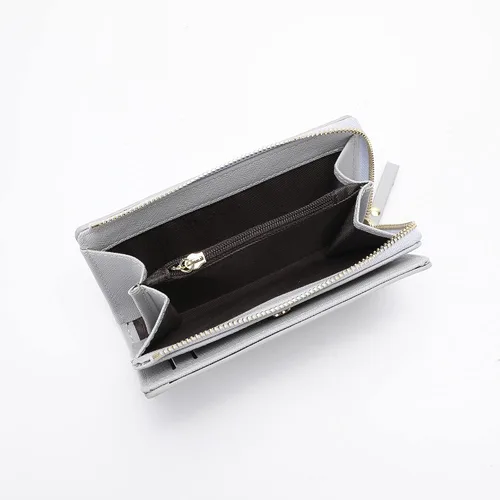 Miniatura 9 de JIUFENG Cartera con cremallera para mujer, con bloqueo RFID, multiusos, tarjeteros, monederos cortos