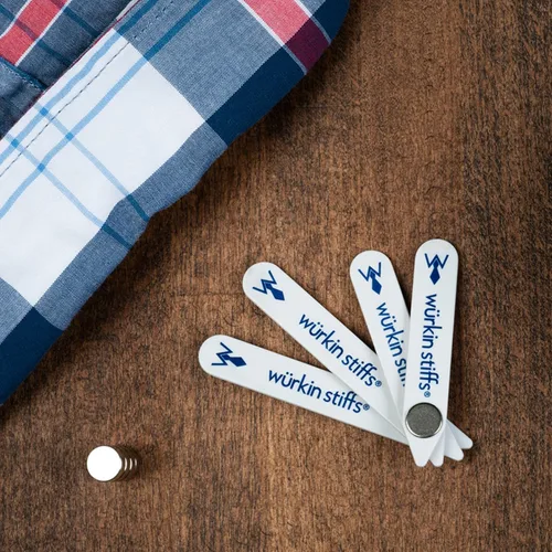 Miniatura 5 de Stiff-N-Stay Plastic Magnetic Collar Stays by Würkin Stiffs