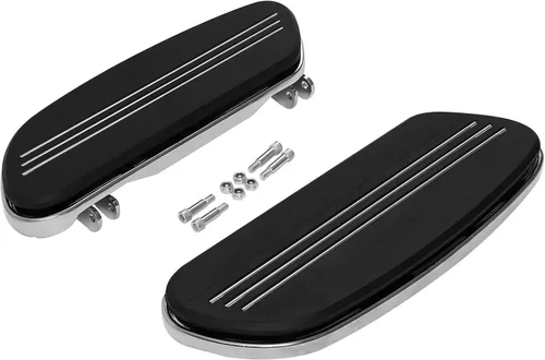Miniatura 13 de XFMT Tabla de suelo delantero + estribo del pasajero trasero + estriberas de carretera en ángulo largo para Harley Streamliner Style Touring CVO