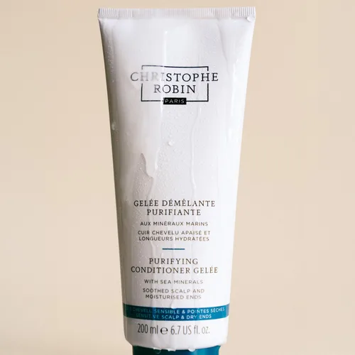 Miniatura 4 de Christophe Robin Acondicionador ligero purificador Gelèe con minerales marinos para longitudes suaves y cuero cabelludo graso 6.7 fl. oz