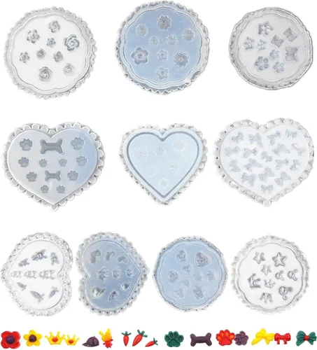 Miniatura 3 de 10 moldes de silicona para uñas, decoración de arte de uñas, moldes de resina para manicura, plantillas de cristal, herramientas de manicura