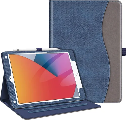 Miniatura 28 de Fintie - Funda para iPad de 9ª / 8ª / 7ª generación (2021/2020/2019) de 10.2 pulgadas - [Protección de esquinas] Funda con soporte de visualización