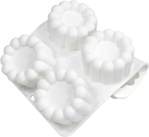 Miniatura 8 de mostsom Molde de silicona para pastel de mousse de flores, molde de helado, molde de chocolate, jabón, cupcakes 3D, utensilios para hornear, molde