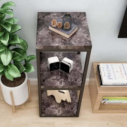 Miniatura 6 de Papel adhesivo de vinilo modelo Piedra arenisca granito, con aspecto de mármol, color negro, brillante, para decoración de pared, calcomanía, papel