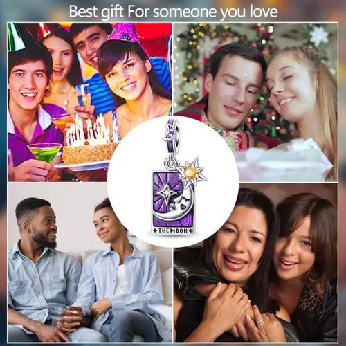 Miniatura 58 de KUNSIR Los abalorios se adaptan a pulseras Pandora para mujer, plata de ley 925, cuentas colgantes de joyería para niñas, dijes de feliz cumpleaños
