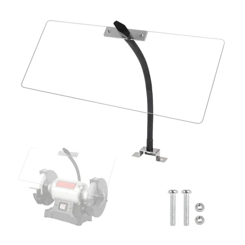 Miniatura 11 de SCOTTCHEN Protector de ojos de repuesto para amoladora de banco de vidrio templado, 4 x 5 pulgadas, escudos de seguridad, cubierta protectora