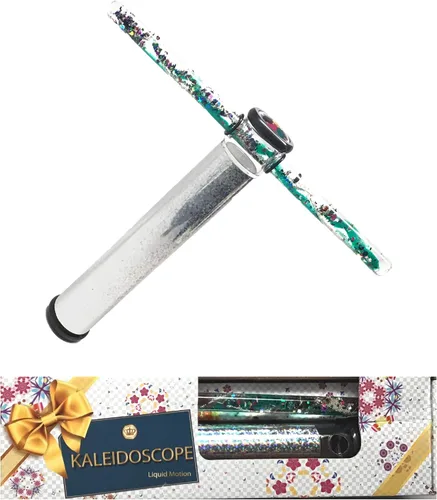 Miniatura 5 de Star Magic Caleidoscopio de varita gigante con purpurina – Caleidoscopio líquido de 9 pulgadas – Un caleidoscopio de color seleccionado al azar