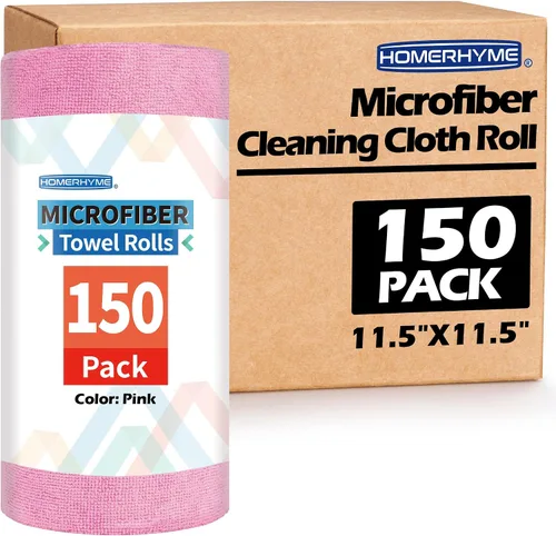 Miniatura 25 de Toallas de microfibra para automóviles, paquete de 24 paños de limpieza de microfibra, toallas de limpieza de 11.5 x 11.5 pulgadas, absorbentes a