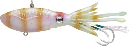 Miniatura 18 de Nomad Design Señuelo de pesca vibratorio patentado original de Squidtrex – Señuelo de plástico suave TPE con aroma añadido para agua salada con Cali
