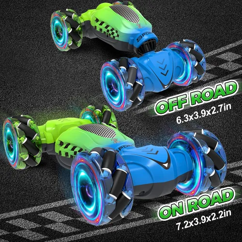 Miniatura 3 de Nitigo Coche de Acrobacias RC con Detección de Gestos, Juguetes para Edades 4-12, Regalo para Edades 6 7 8 9 10 11 12 Niños y Niñas, Coche