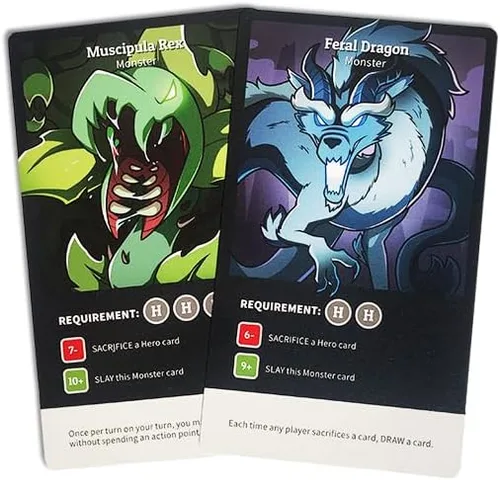 Miniatura 5 de Unstable Games - Paquete de expansión Here to Slay Warriors & Druids - Diseñado para ser añadido a tu juego base Here to Slay - Ideal para la noche