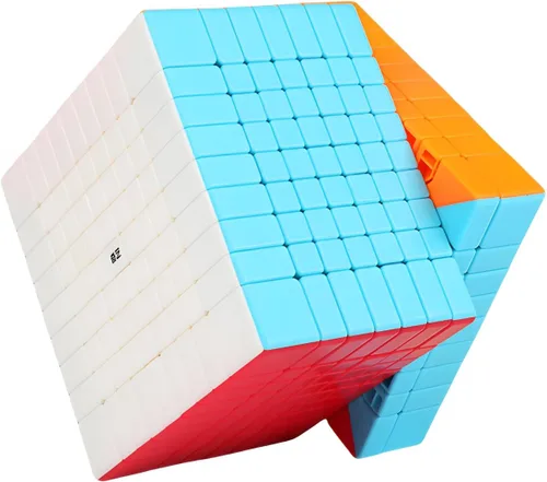 Miniatura 3 de Bukefuno QY 10x10 Cubo Puzzle Velocidad Magic Stickerless QY 10x10x10 Cubo 84MM