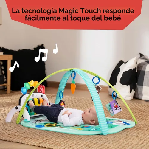 Miniatura 6 de Baby Einstein Exploradores de Granja 4 en 1 Kickin’ Tunes Gimnasio Musical de Música y Lenguaje de Descubrimiento de Prado, Edades 0 Meses y Más