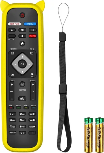 Miniatura 8 de NH500UP - Reemplazo de mando a distancia compatible con Philips TV Remote Reemplazo con cubierta azul brillante para NH500U NH500UW NH503UP