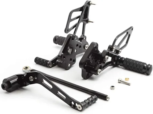 Miniatura 4 de FXCNC Juego de estriberas ajustables CNC para motocicleta, reposapiés trasero compatible con GSX-R GSXR 600 750 GSXR600 GSXR750 GSX-R600 GSX-R750