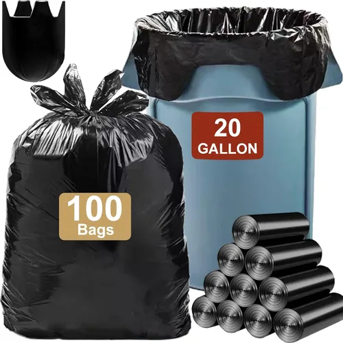 Miniatura 12 de Code M - 100 bolsas de basura resistentes con cordón reforzado para Reliable1st de 8-12 galones / 40-55 litros compatibles con simpIehuman Code M