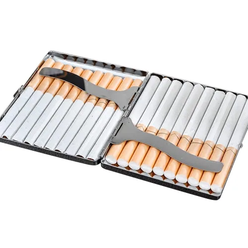 Miniatura 4 de Caja de cigarrillos de metal con capacidad para 20 cigarrillos para 3.307 in