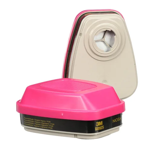 3M, cartucho de vapor orgánico/filtro 60925, protección respiratoria P100 (paquete de 2 unidades)