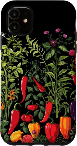 Miniatura 5 de iPhone 15 Chili Pepper Plants Chillis Garden - Funda de pimienta picante