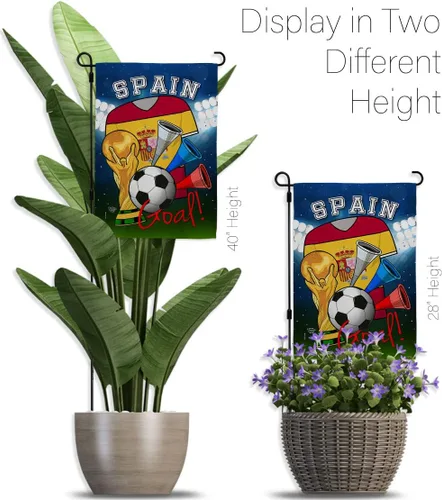 Miniatura 11 de Banderas de la Copa del Mundo de España para decoración del hogar, pancartas para decoración del hogar, decoración de patio, césped, porche