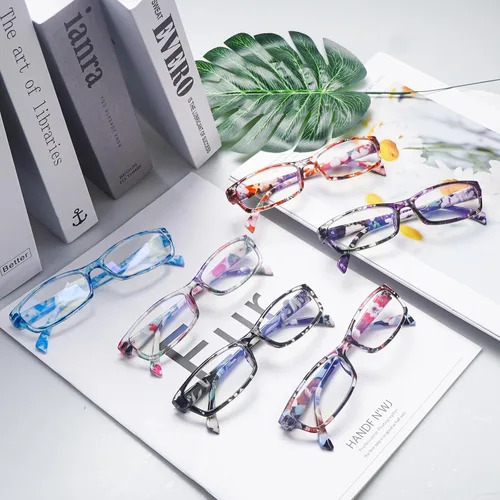 Miniatura 2 de Lentes de lectura para mujer, con bloqueo de luz azul, para lectura de computadora, patrón impreso, elegantes anteojos