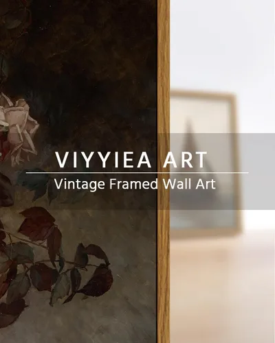 Miniatura 6 de VIYYIEA Arte de Pared en Lienzo Enmarcado Decoración del Hogar, Decoración de Granja Valles Ondulantes bajo Cielos Despejados Pintura de Pared
