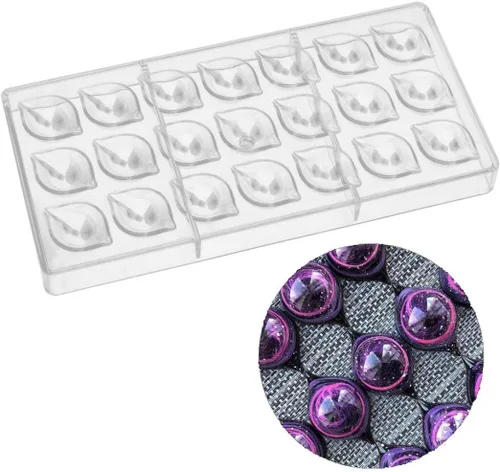 Miniatura 2 de Molde de chocolate reutilizable con forma de limón para fondant, molde de policarbonato para hornear, herramienta para hornear, bandeja para hornear