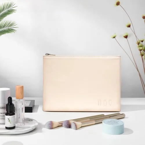 Miniatura 7 de Travel Makeup Bag, cosmetic travel bag Large Capacity Leather Cosmetic Bags for Women,Waterproof Portable Pouch Bag Make up Organizer